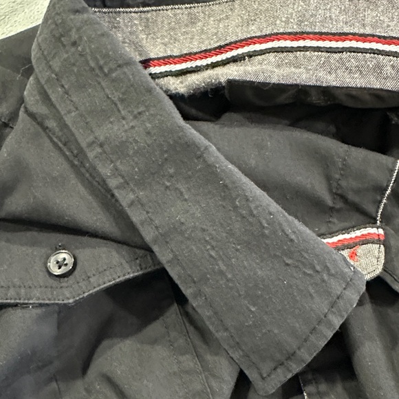 Classic Black Button-Up Shirt size 3XL - Picture 8 of 9